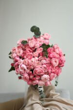 Букет з піоновидних троянд Сільва Пінк - Зображення 2