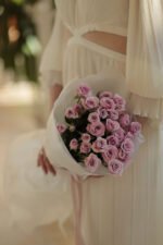 Букет-комплімент з лавандових троянд Лейла - Зображення 2