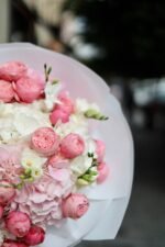 Букет з білих гортензій та Сільви пінк - Зображення 3