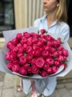 Букет з піоновидних роянд Марвеловз баблз