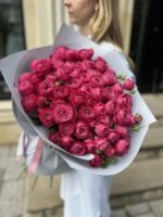 Букет з піоновидних роянд Марвеловз баблз - Зображення 4