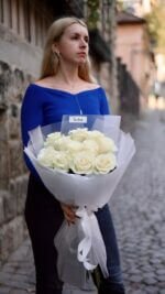 11 білих троянд Мондіаль - Image 3