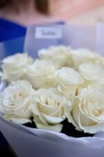 11 білих троянд Мондіаль - Image 4