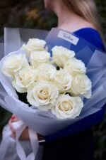 11 white roses Mondial