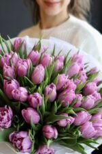 Букет з 51 піоновидного тюльпана Дабл прайс - Зображення 2