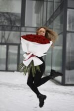 Букет з 51 червоної троянди Експлорер - Image 4