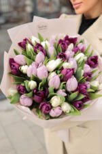 Букет із 51 міксованого тюльпану - Зображення 3