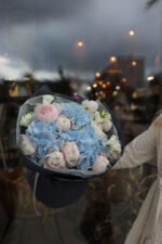 Букет з гортензіями та піонами Гарденія - Зображення 3