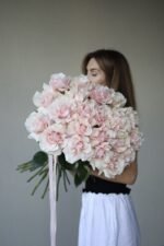 Монобукет з 21 троянд сорту Пінк Мондіаль - Image 3