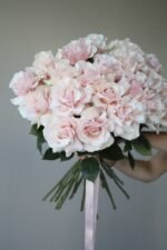 Монобукет з 21 троянд сорту Пінк Мондіаль - Image 4