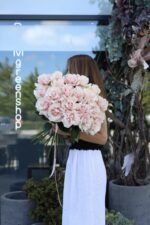 Монобукет з 21 троянд сорту Пінк Мондіаль - Image 2