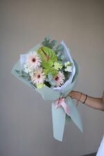 Химерний ніжний мікс з герберою - Зображення 3