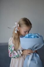 Монобукет з гортензії в упаковці - Зображення 6