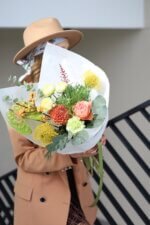 Яскравий осінній химерний букет