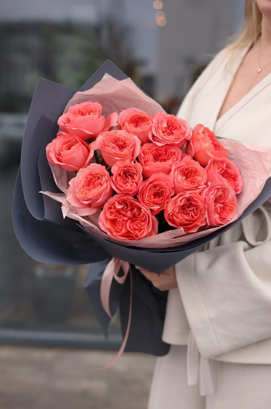 Processed with VSCO with v3 preset Букет з 15 троянд Кенді - Зображення 1