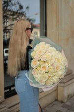 Букет масляних троянд 41 шт