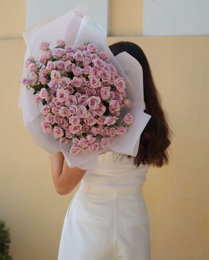 Букет з кущових троянд Лейла 1 Tandem GREEN SHOP
