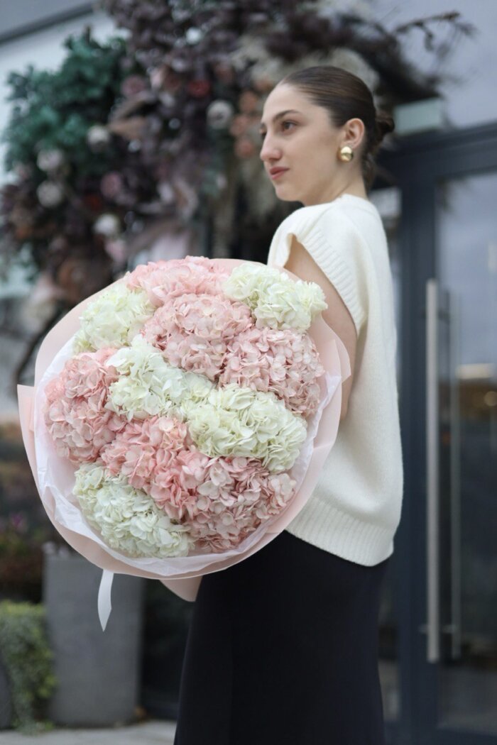 Монобукет з 11 гортензій 1 Tandem GREEN SHOP