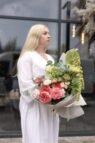 Осінній букет з трояндами Кенді та антуріумом - Image 2