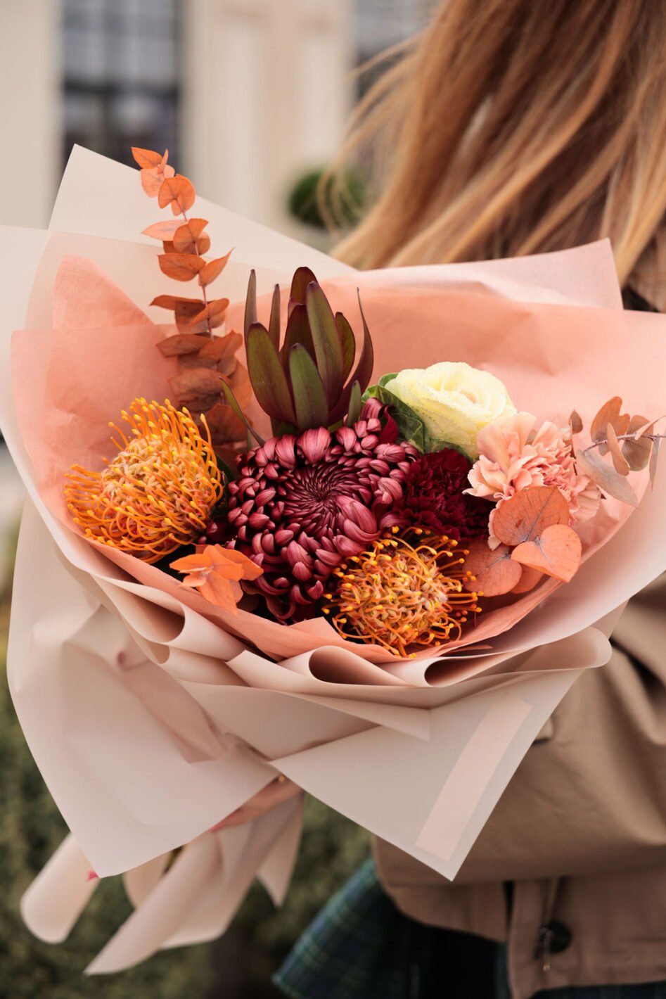 20251030-JD1A0951 Осінній букет-комплімент з нутаном та хризантемою - Зображення 1