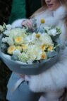 лимонно-білий букет