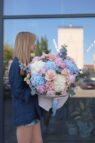 Великий мікс з гортензіями, піонами та мережиними трояндами - Зображення 2
