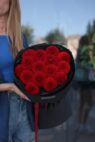 Монобукет з 15 чероних жоржин